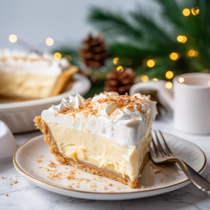 Best Eggnog Cream Pie