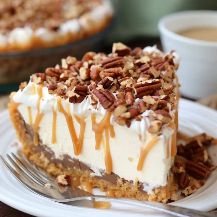 No-Bake Pecan Pie Cheesecake