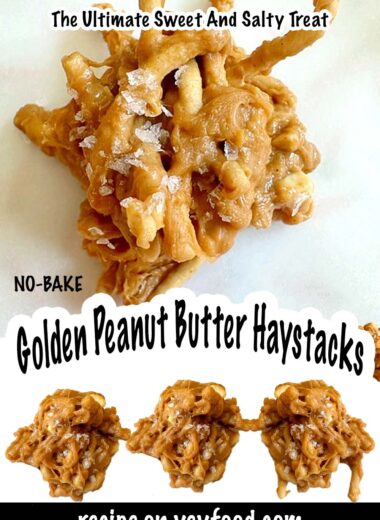 Amazing No-Bake Golden Peanut Butter Haystacks