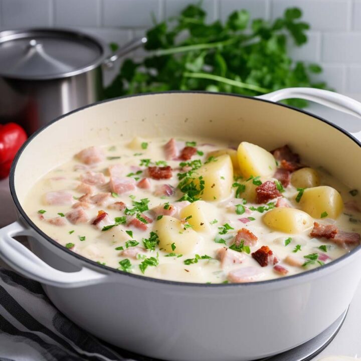 Amish Creamy Ham And Potato Soup