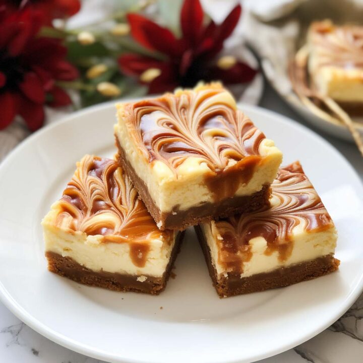 Apple Butter Swirl Cheesecake