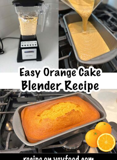 Easy orange Cake Blender Recipe