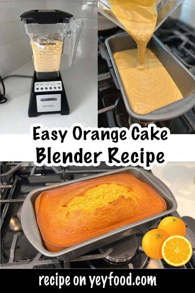 Easy orange Cake Blender Recipe