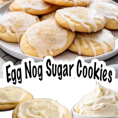 Egg Nog Sugar Cookies