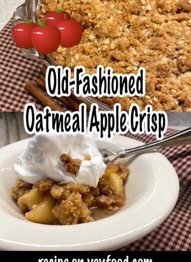 Old-Fashioned Oatmeal Apple Crisp