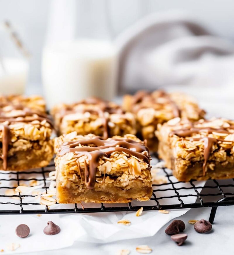 Peanut Butter Banana Oatmeal Bars - Yeyfood.com: Recipes, cooking tips