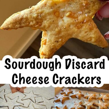 Sourdough Discard Cheese Crackers