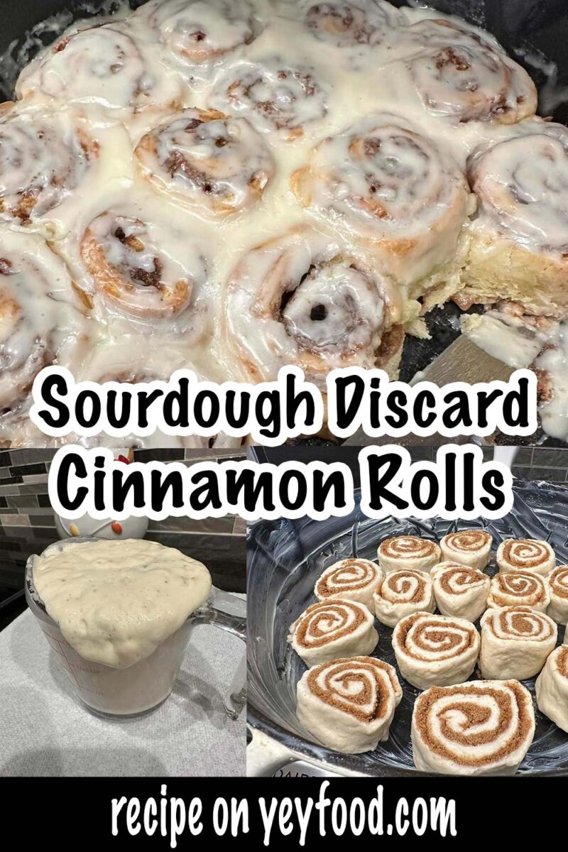 Sourdough Discard Cinnamon Rolls - Yeyfood.com: Recipes, cooking tips ...