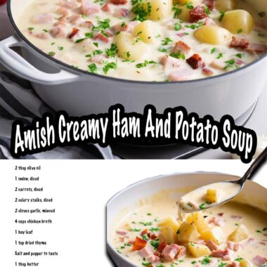 Amish Creamy Ham And Potato Soup