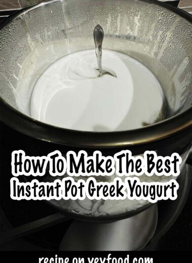 Easy Homemade Instant Pot Greek Yogurt