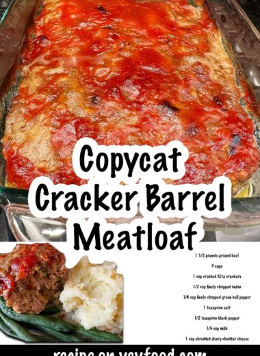 Copycat Cracker Barrel Meatloaf