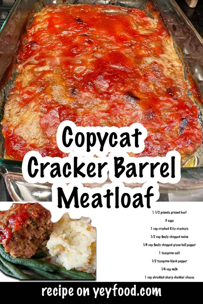 Copycat Cracker Barrel Meatloaf