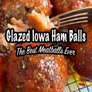 Glazed Iowa Ham Balls