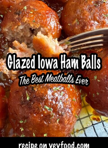 Glazed Iowa Ham Balls