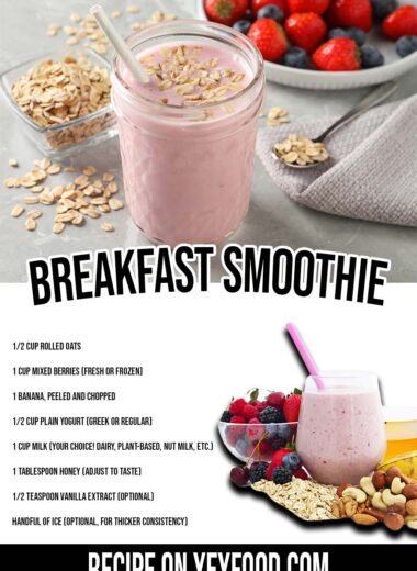 Easy and Delicious Breakfast Smoothie Recipe