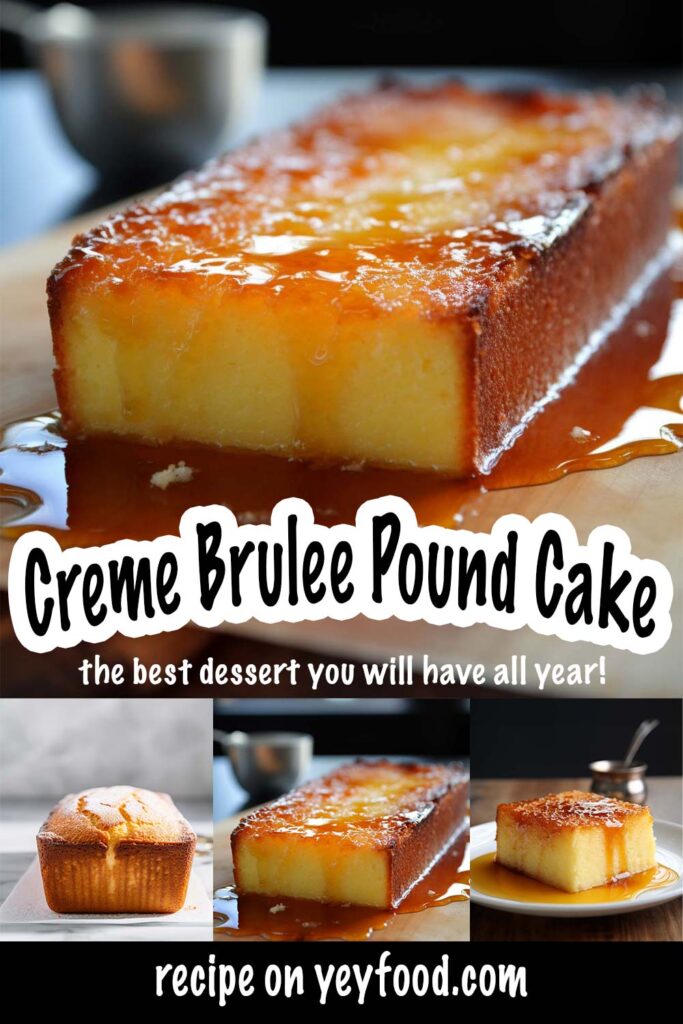 Creme Brulee Pound Cake