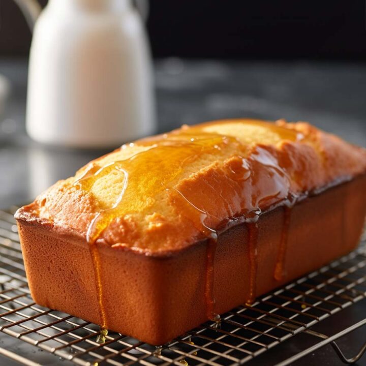 Dandelion Honey Infused Pound Cake