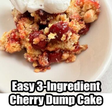 Easy 3-Ingredient Cherry Dump Cake