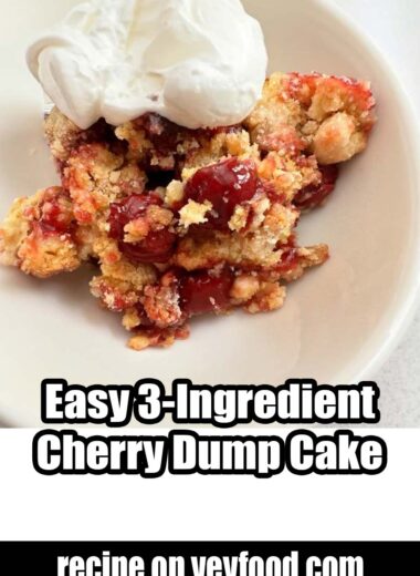 Easy 3-Ingredient Cherry Dump Cake