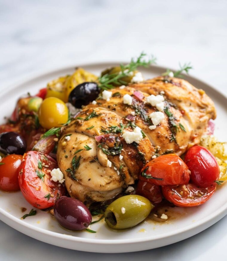 Greek Chicken Skillet Recipe - Yeyfood.com: Recipes, Cooking Tips, And ...