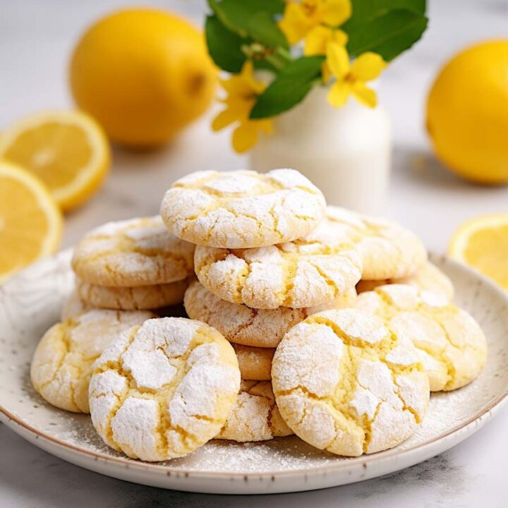 Lemon Crinkle Cookies