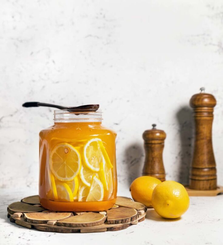 Meyer Lemon Fermented Honey