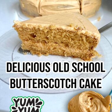 Old School Butterscotch Cake
