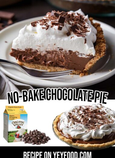 No-Bake Chocolate Pie With Whipped Cream