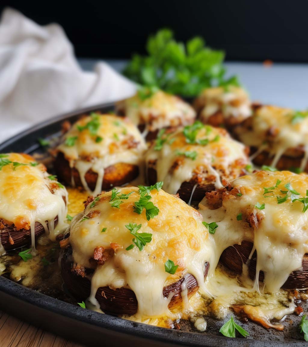 Crab stuffed mushrooms - Yeyfood.com: Recipes, cooking tips, and