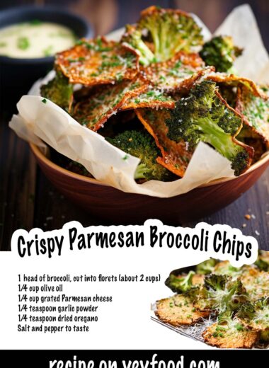 Crispy Parmesan Broccoli Chips