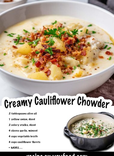 Creamy Cauliflower Chowder