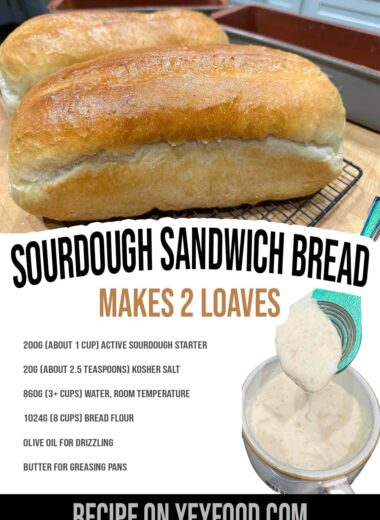 Sourdough Sandwich Bread