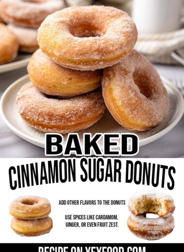 Baked Cinnamon Sugar Donuts