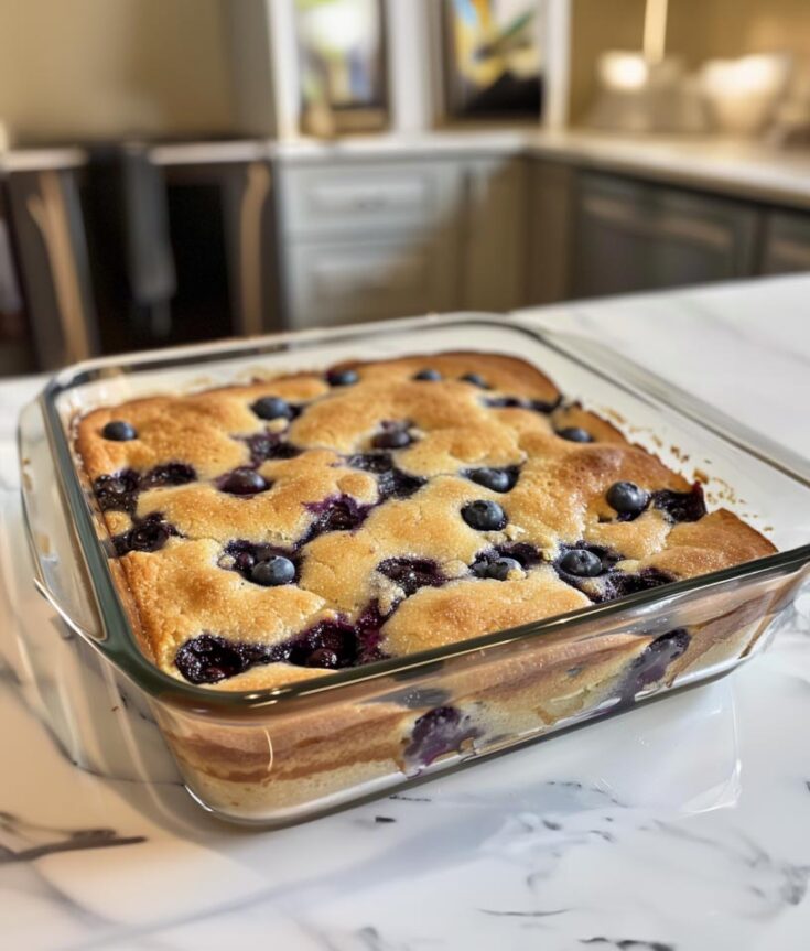 Blueberry Buttermilk Breakfast Cake recipe
