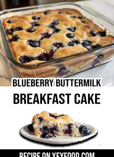 Blueberry Buttermilk Breakfast Cake