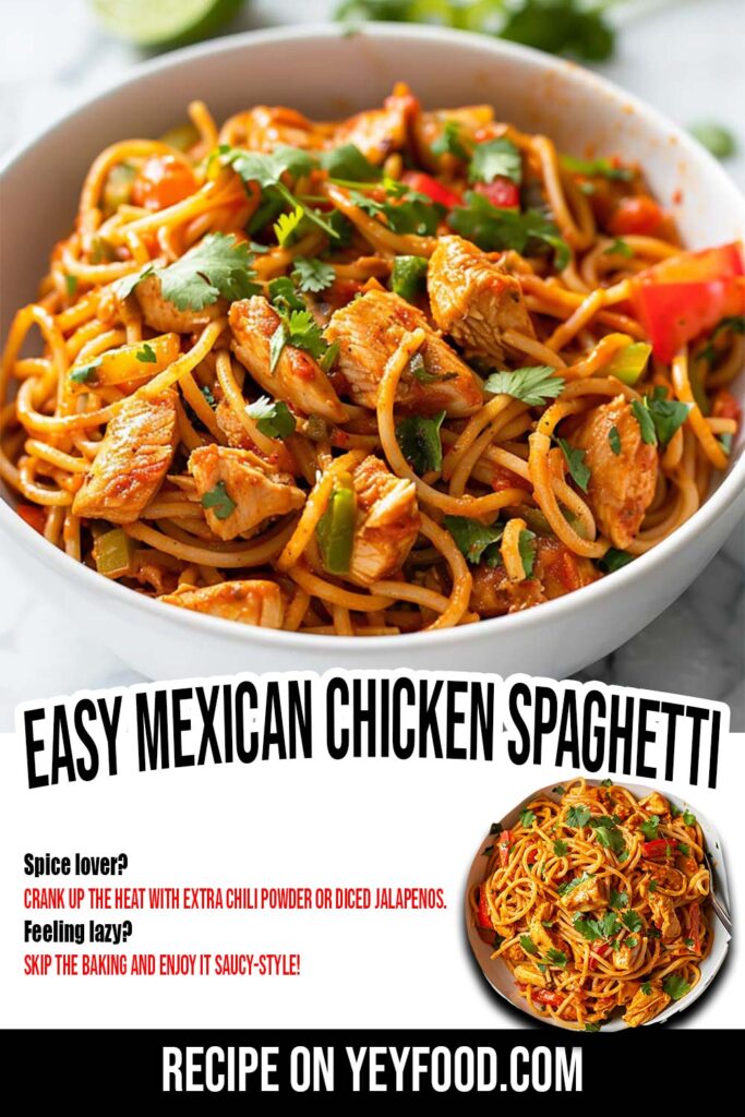 Easy Mexican Chicken Spaghetti