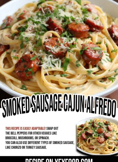 Smoked Sausage Cajun Alfredo
