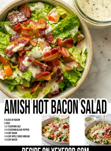 Amish Hot Bacon Salad