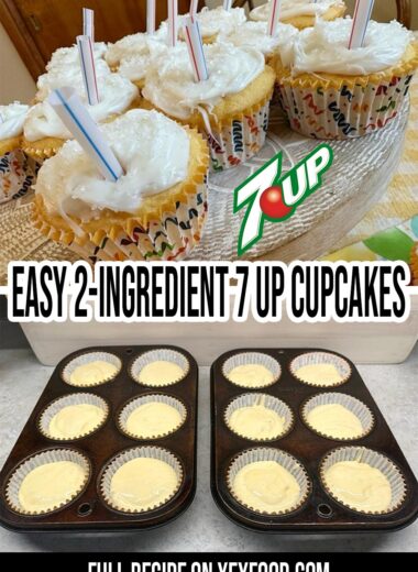 2-Ingredient 7 Up Cupcakes