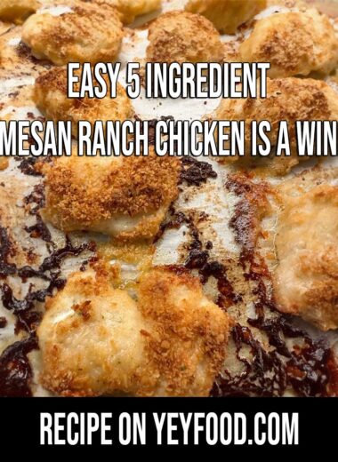Easy 5 Ingredient Parmesan Ranch Chicken Is A Winner