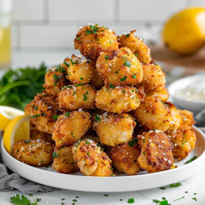 Lemon Garlic Chicken Bites