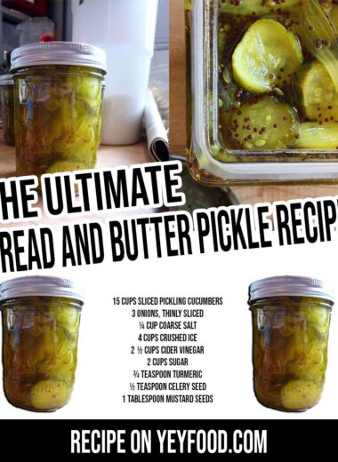 The Ultimate Bread and Butter Pickle Recipe