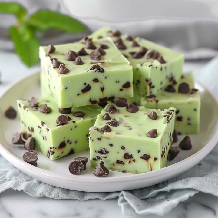 Mint Chocolate Chip Fudge