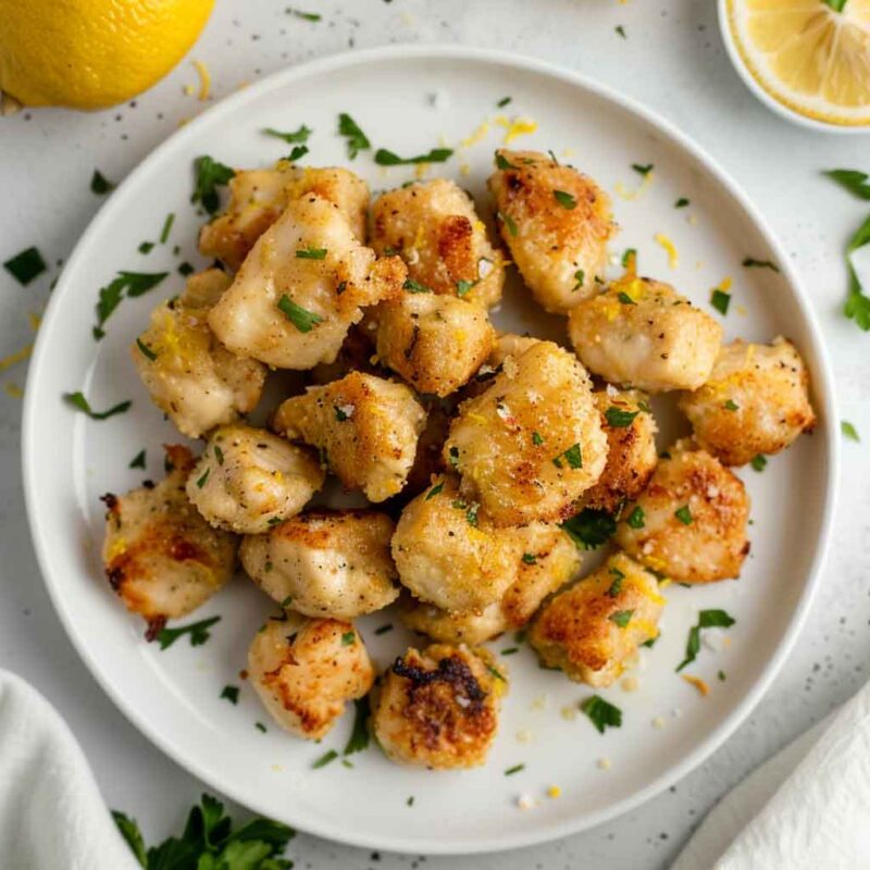 Lemon Garlic Chicken Bites - Yeyfood.com: Recipes, cooking tips, and