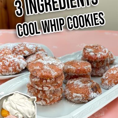 3 Ingredients Cool Whip Cookies