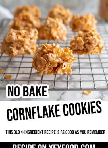 No Bake Cornflake Cookies
