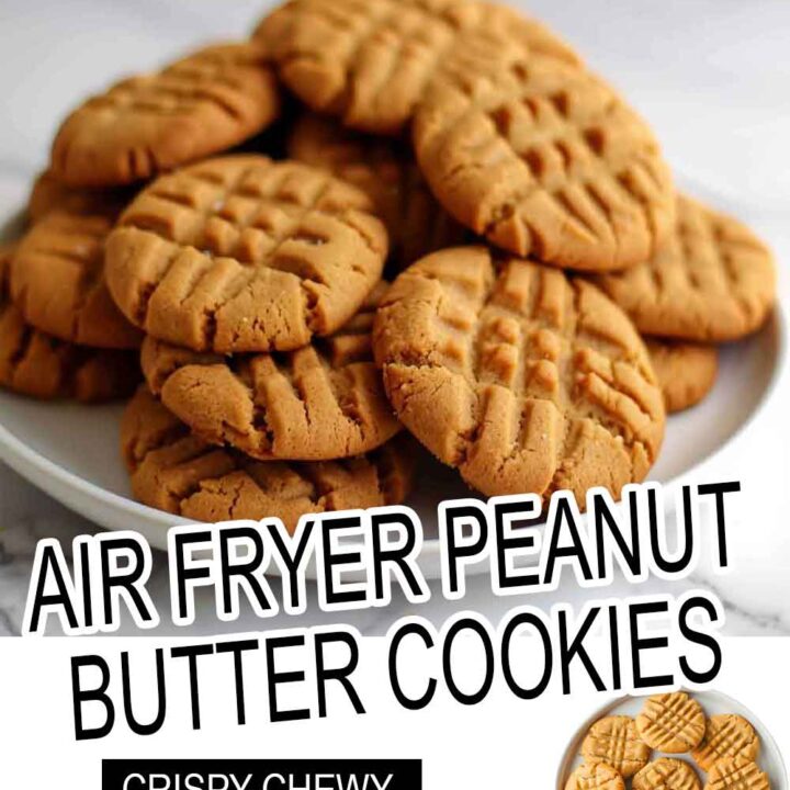 Air Fryer Peanut Butter Cookies