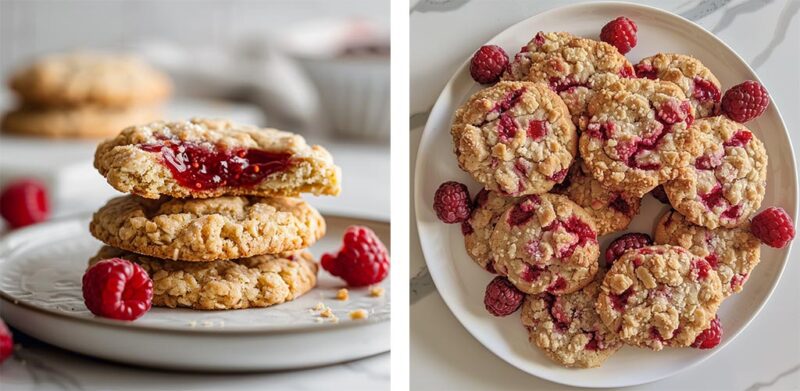 Copycat Costco Raspberry Crumble Cookies - Yeyfood.com: Recipes ...