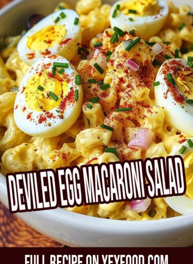 Deviled Egg Macaroni Salad