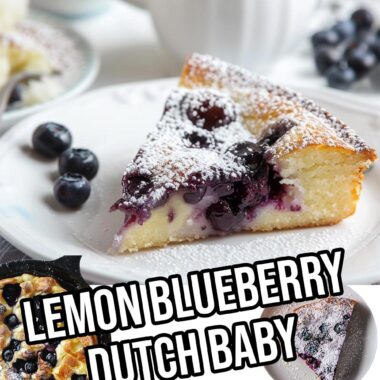 Lemon Bluebery Dutch Baby